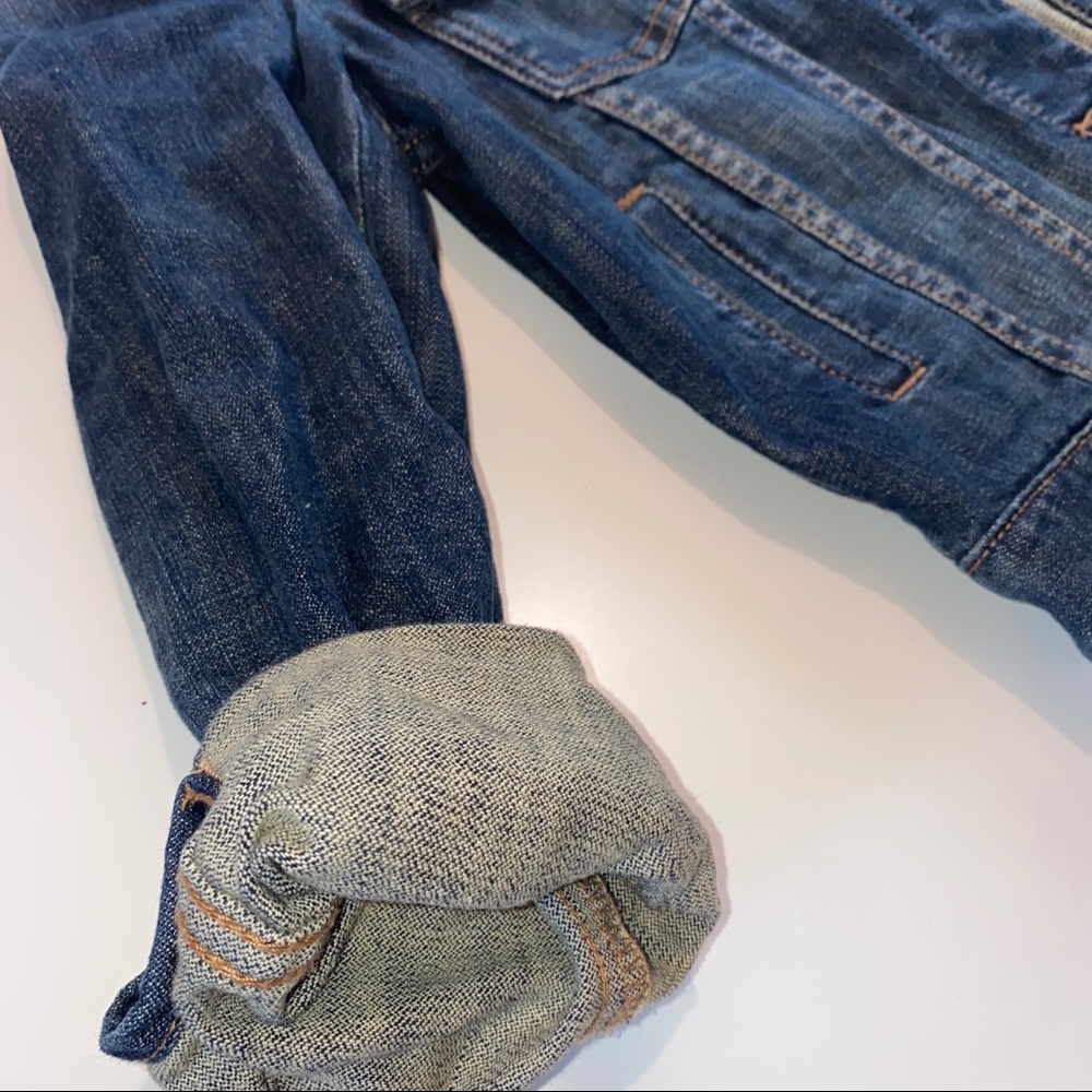 EXPRESS Warm Blue Jean Jacket - Picture 4 of 4